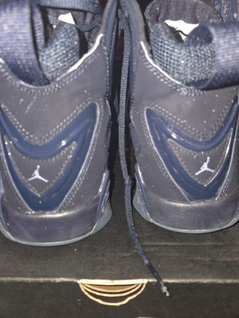 Air Jordan Navy Sneakers - Picture 3 of 5